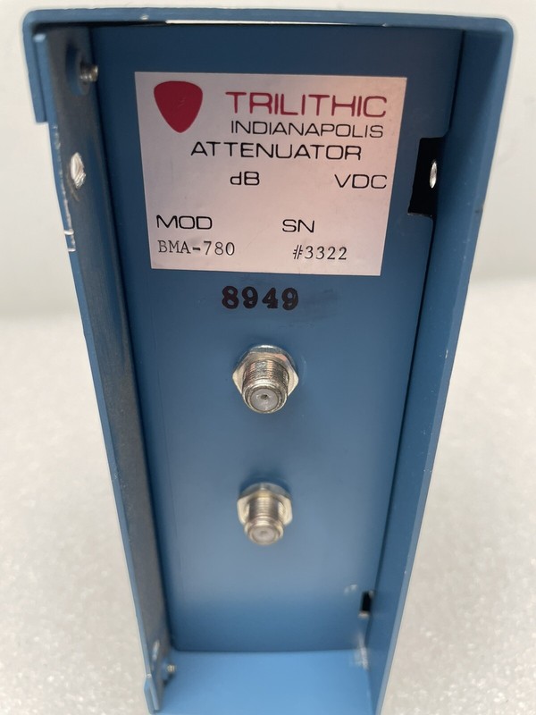 TRILITHIC ATTENUATOR ADJUSTABLE ATTENUATION CONTROL BOX BMA-780 0-10dB gallery