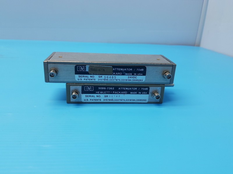 HP 5086-7362 1x 5086-6776 1x Attenuator 70dB Lot of 2