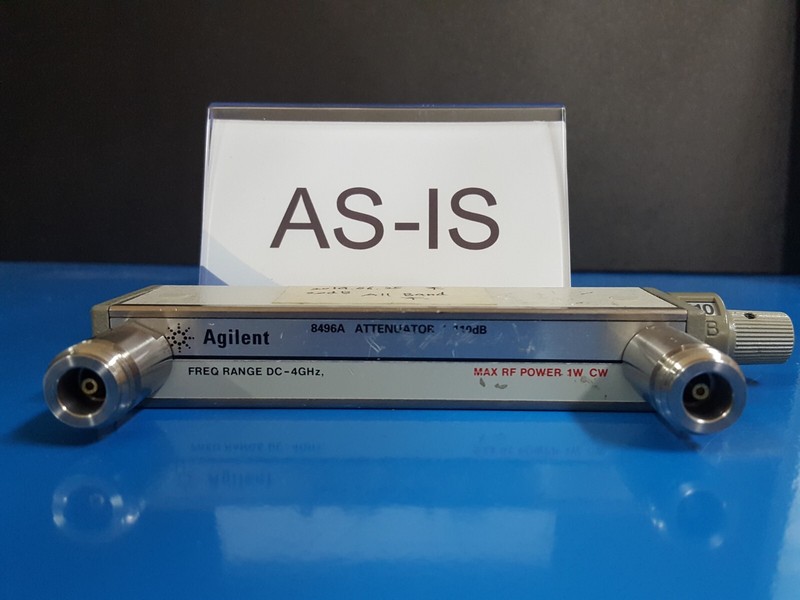 Agilent 8496A: Attenuator, DC-4GHz, 110dB, Opt. 001, AS-IS (0480)