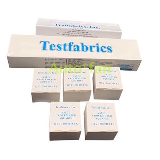 1000Pcs./Box New 0101001 White Cotton Friction Cloth AATCC Standard 5*5cm