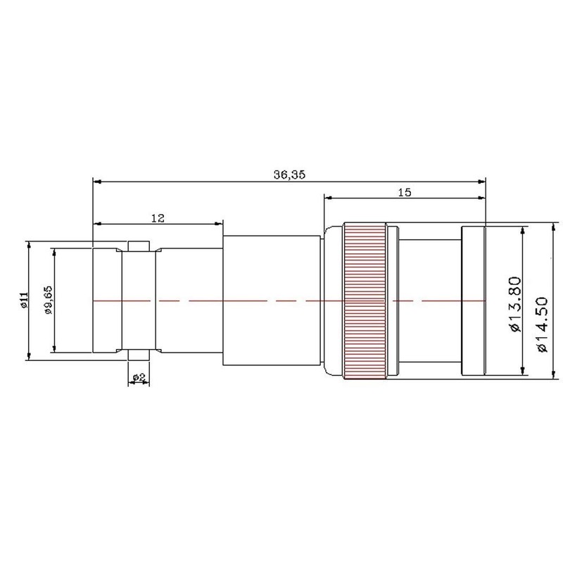 5X Q9/BNC Type Coaxial Fixed Attenuator Connector DC-6GHz 3W 50ohm ATT 10db 40dB gallery