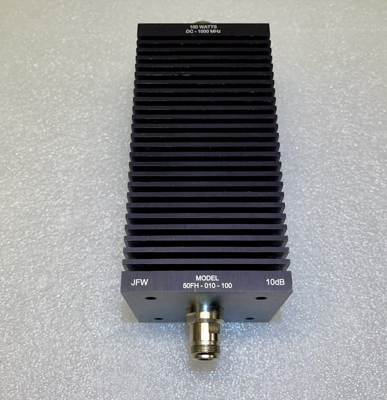 JFW Industries 50FH-010-100 Attenuator DC -1000 MHz 100 Watts - Used gallery