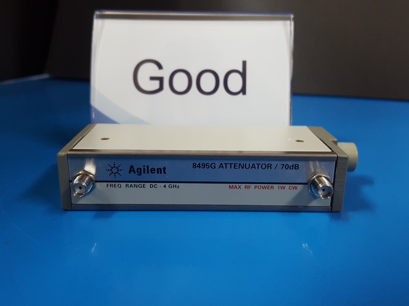 Agilent 8495G: Program Step Attenuator DC-4Ghz 70 dB, W/Opt. 002 011 (3815)