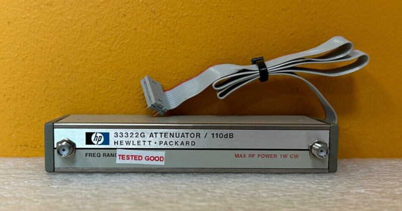HP / Agilent 33322G-016-089 DC to 13 GHz, Programmable Step Attenuator. Tested!