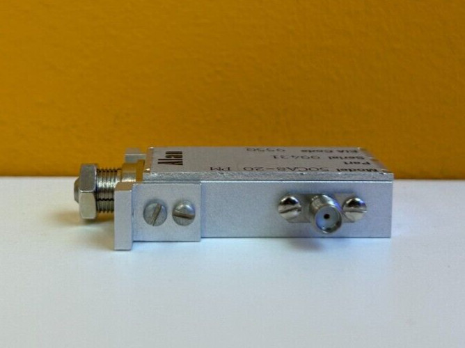 Alan 50CA8-20PM 4 to 8 GHz, 20 dB, SMA (F-F) Panel Mount, Attenuator. Tested! gallery