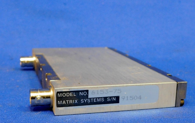 Matrix Systems 6153-75 Coaxial Module-Texscan ZM-57 Attenuator 5.7 DB Untested gallery