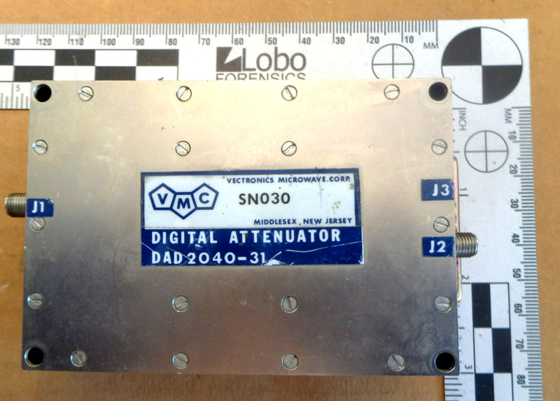 VMC VECTRONICS MICROWAVE DAD 2040-31 SMA RF Digital Attenuator
