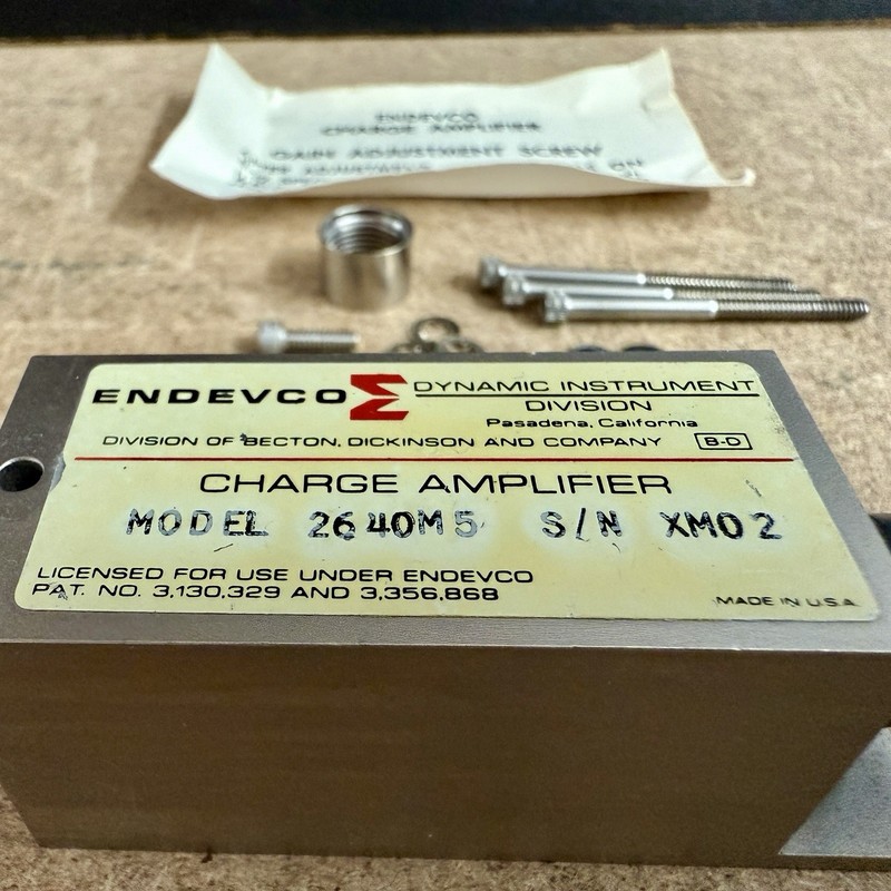 Endevco Charge Amplifier 2640 New NOS Vintage Becton Dickinson Test Equipment gallery