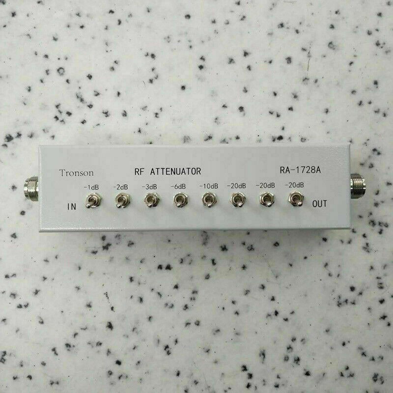 1PC for Radio Transmitter 0- 82DB VARIABLE/ STEP ATTENUATOR 50 OHM