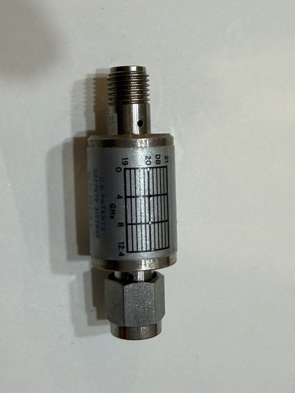 Hewlett Packard 8493A 20dB Attenuator DC-12.4GHz RF Microwave Component gallery