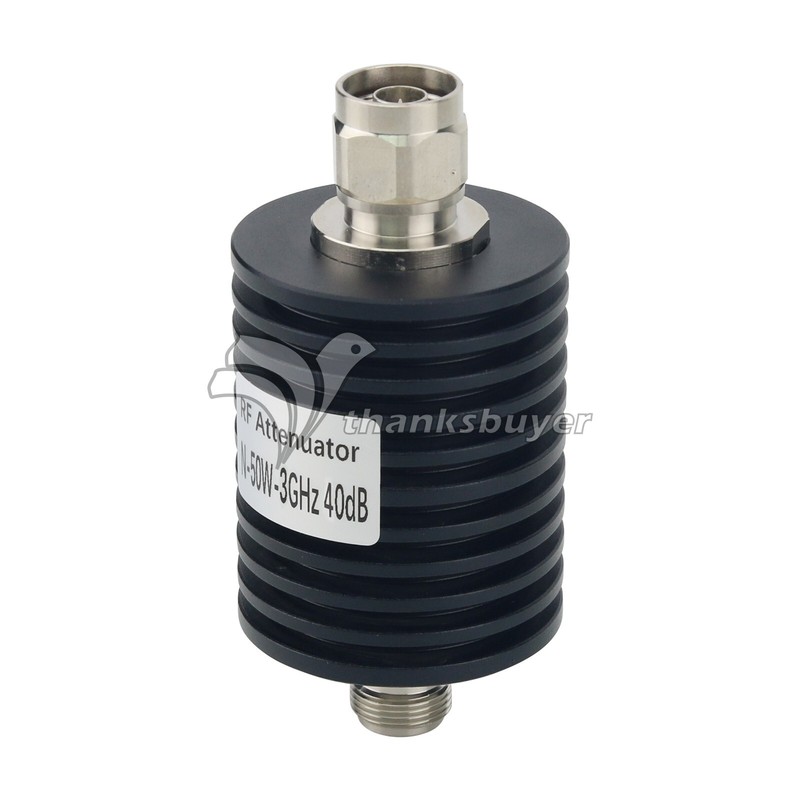 50W 10DB-40DB 3G 4G Coaxial RF Fixed Attenuator N Type with N-JK Connector gallery