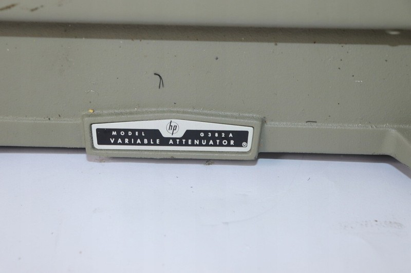 HP Variable Attenuator Model G382A 3.95-5.85 GHz WR187 gallery