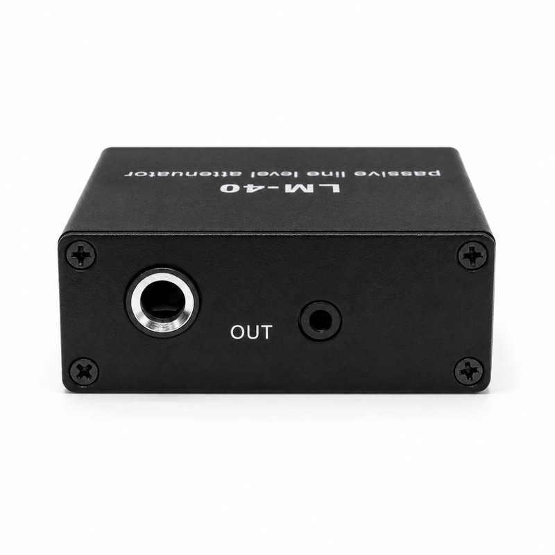 LM40 Passive Line Level Attenuator 3.5mm Audio Control for Mixer Recorder Camera gallery