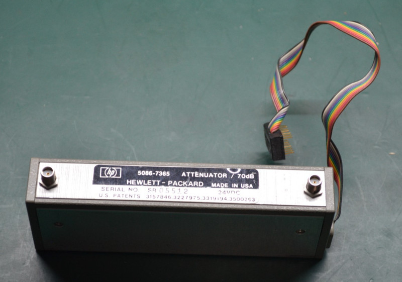 HP Agilent Keysight 5086-7365 Programmable Step Attenuator 70dB, DC-22GHz, 24V gallery