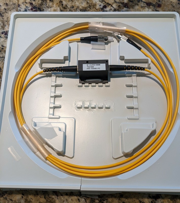 THORLABS:  VOA50-FC - SM Variable Attenuator, 1310/1550 nm FC/PC Connector gallery