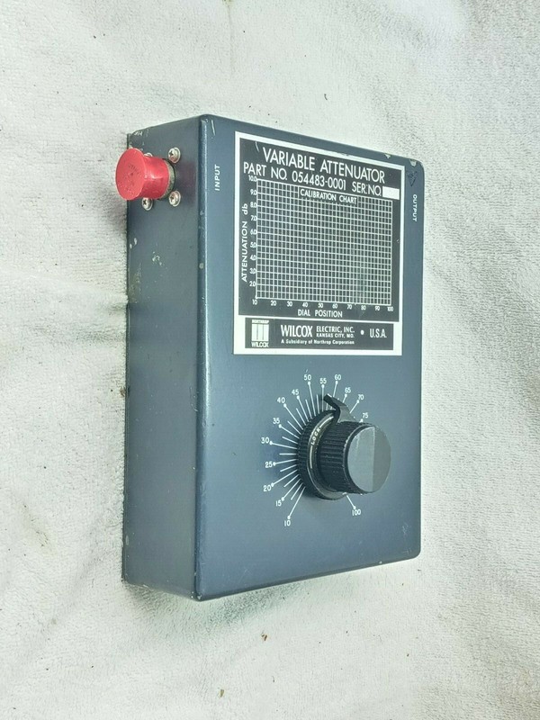 WILCOX Variable Attenuator 1-10 DB 10 -100 DIAL POSITION gallery