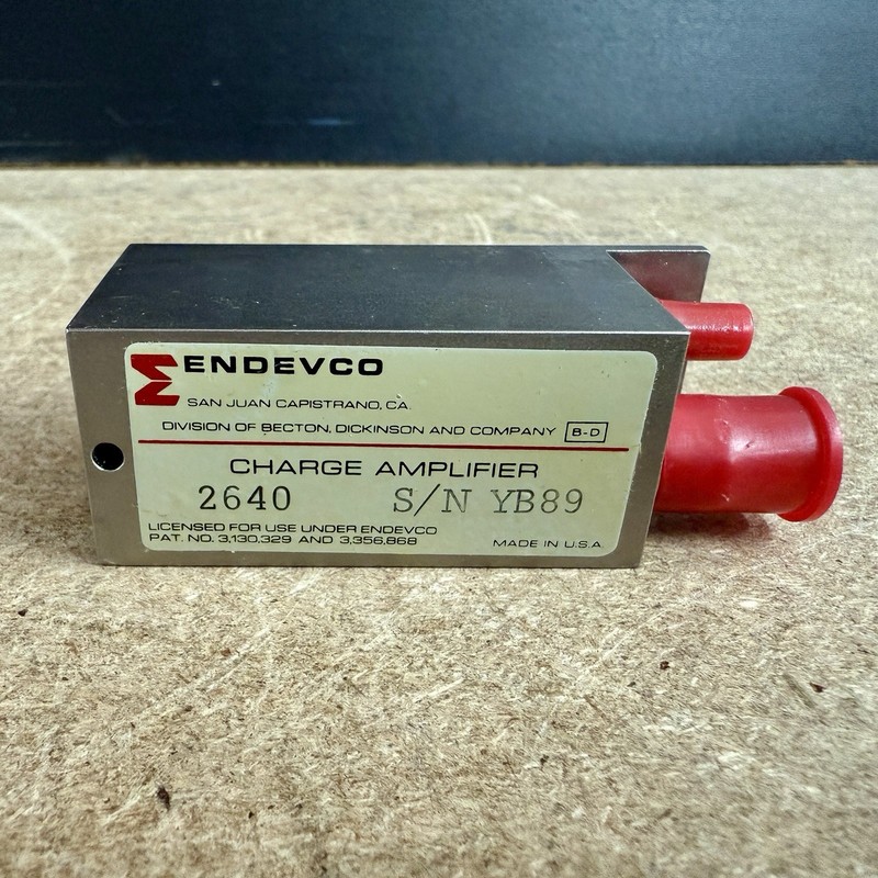 Endevco Charge Amplifier 2640 Vintage Becton Dickinson Test Equipment gallery