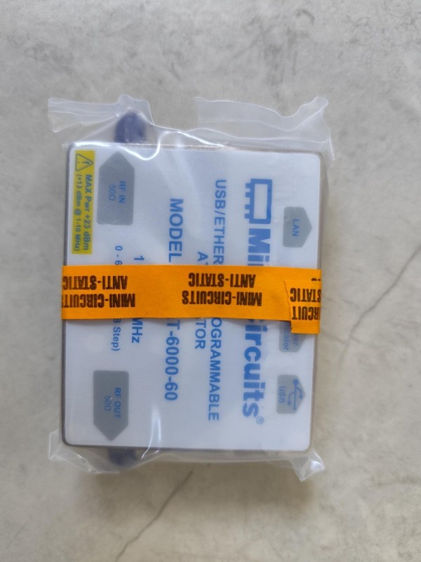 Mini-Circuits RCDAT-6000-60 remote controlled programmable attenuator