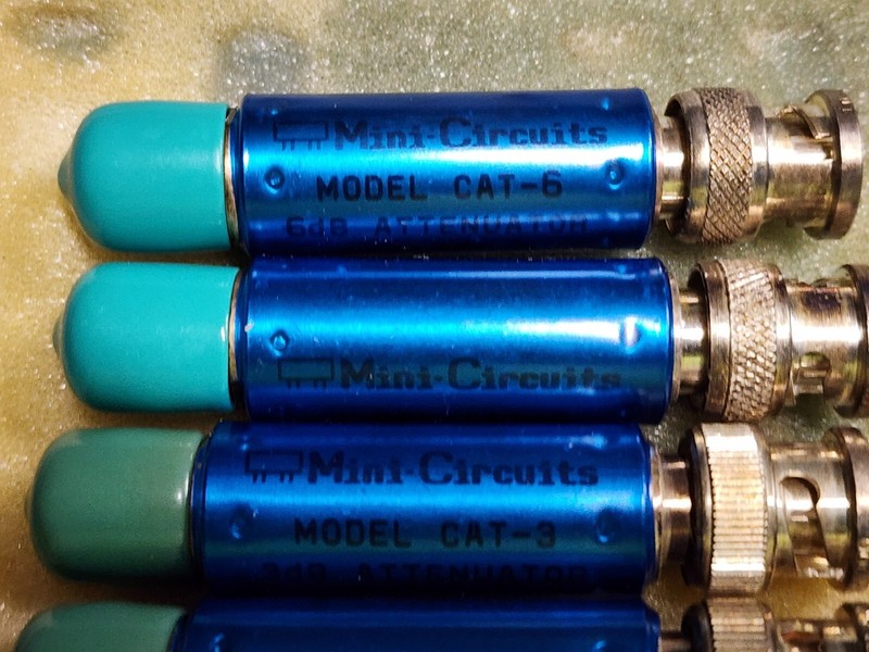 Mini-Circuits CAT-6 Attenuator 6dB OHM - DC TO 1500 MHZ (9610 13) & CAT-3 gallery