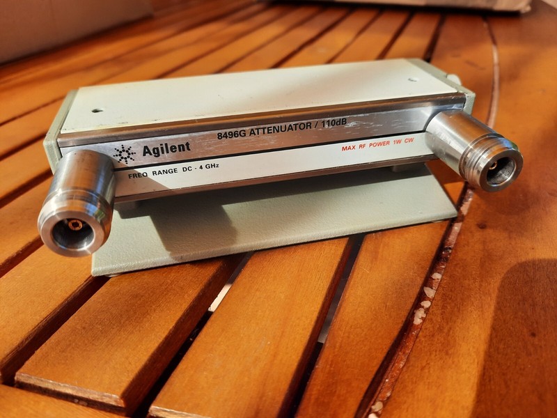 8496G Agilent / HP Programmable Step Attenuator DC-4GHz 110dB N Female