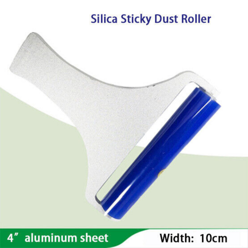 Anti Static Dust Removal Tool Silica Sticky Dust Roller Aluminum Plate Handle gallery