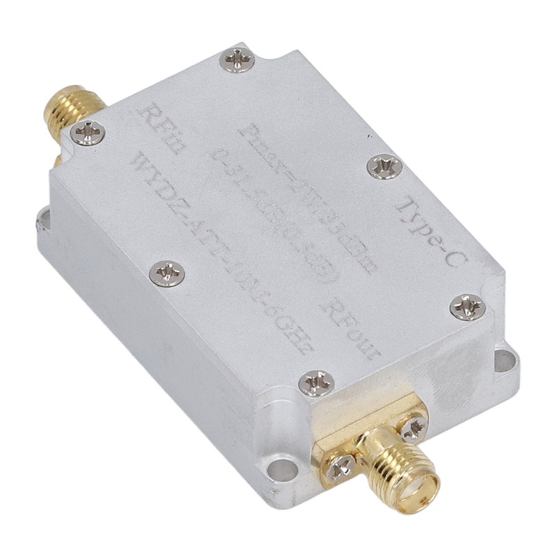Digital Attenuator TYPE C SMA Female 2W 0‑31.5dB 10M‑6GHZ CNC Digital Attenuator gallery