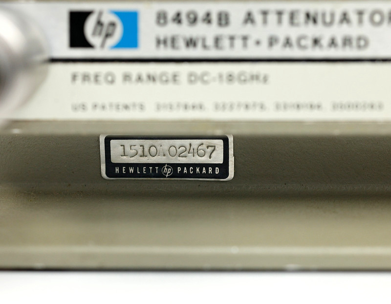 HP Agilent Keysight 8494B Attenuator DC-18 GHz 0-11dB in 1 dB steps, N(f) Conn gallery