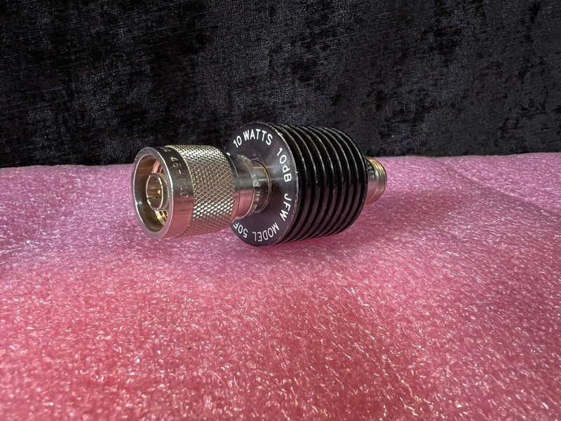 JFW INDUSTRIES 50FHC-010-10 10 Watts 10db Fixed Attenuator