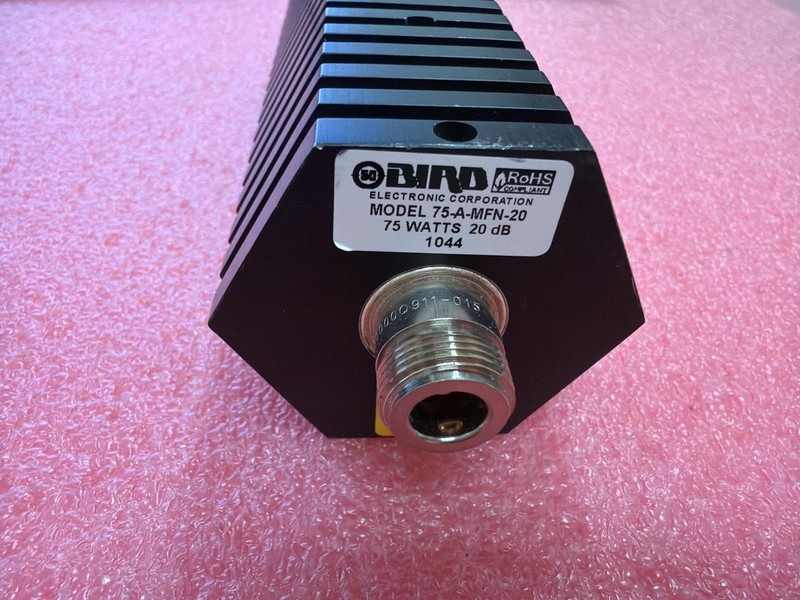 BIRD 75-A-MFN-20 75 WATTS 20 dB ATTENUATOR gallery