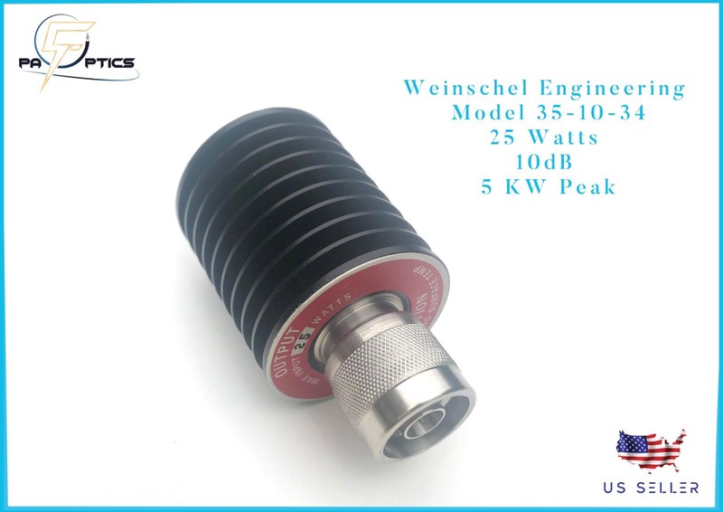 Weinschel Engineering Model 35-10-34 Weinschel 25 Watts 10dB 5 KW Peak 35-10-34