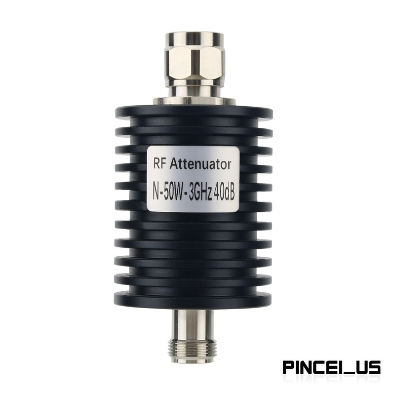 N Type 50W 40DB 3G RF Attenuator Coaxial Attenuator RF Fixed Attenuator pe66 gallery