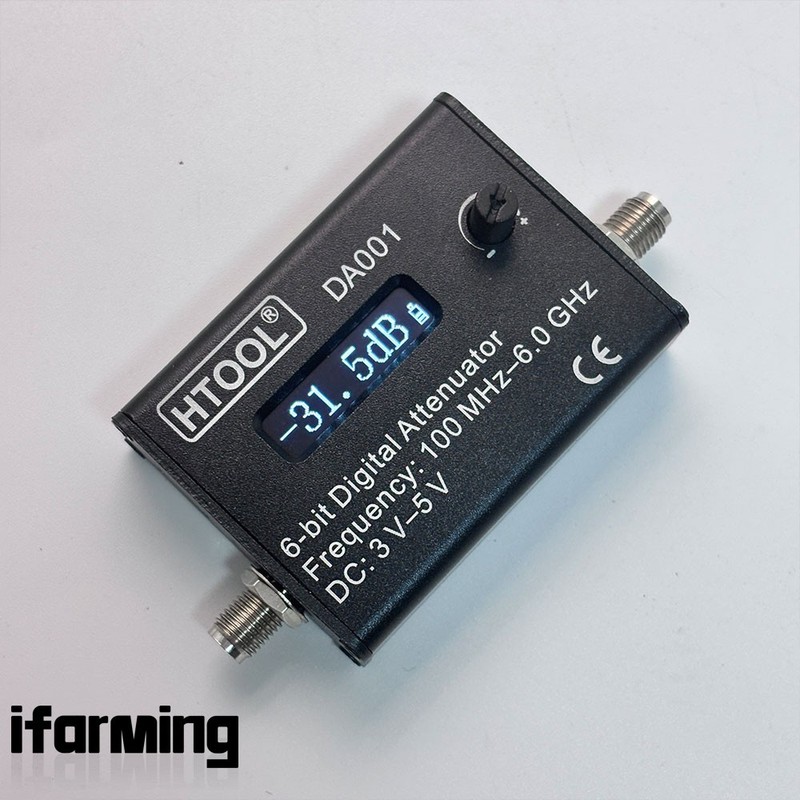 HTOOL DA001 0-31.5dB Adjustable Wideband Digital RF Attenuator Module DC-6GHz gallery