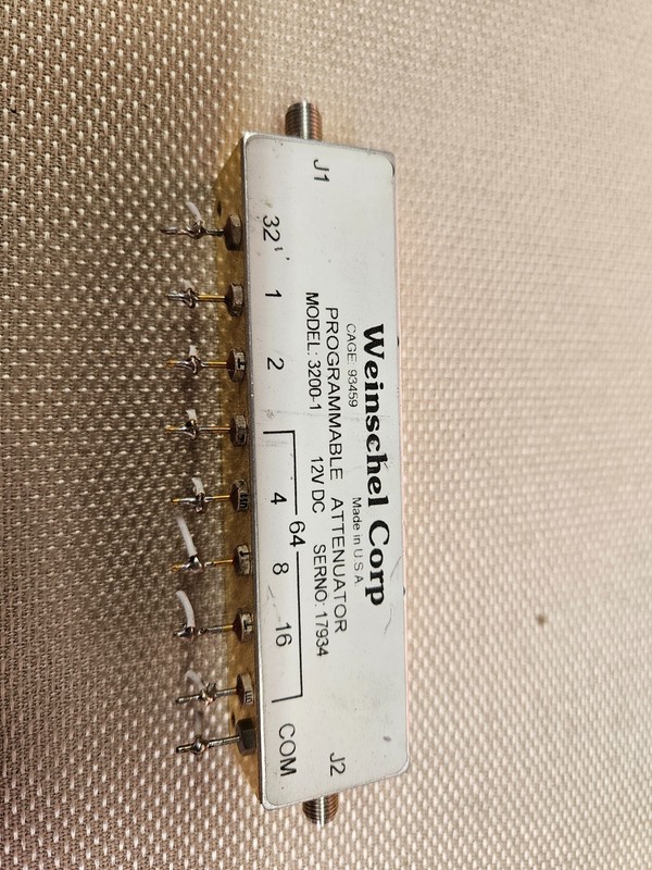 weinschel programmable attenuator 3200-1 gallery