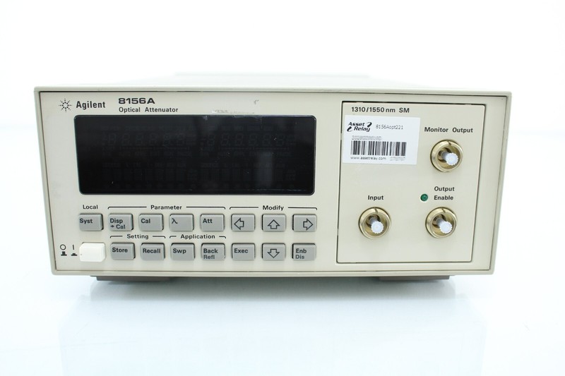 Agilent HP 8156A Optical Attenuator with Option 221 - Calibration included gallery