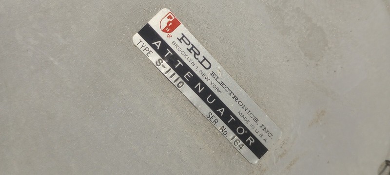 Nice Working PRD S-1110 Variable Attenuator 1.9 - 40 GHz 10 Watt max. gallery