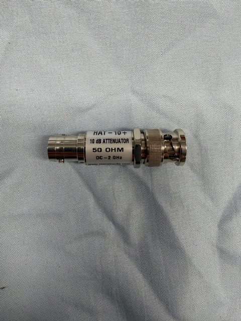 Mini-Circuits 10 dB Attenuator HAT-10+ BNC 50 Ohm 2GHz 15542 gallery