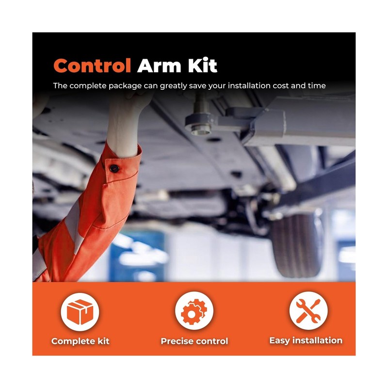 labwork 10pc Front Control Arm Ball Joint Suspension Kit Replacement for A4 A... gallery
