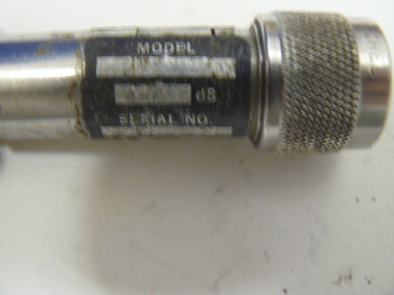 Weinschel Model 1 50dB Coaxial Fixed Attenuator gallery