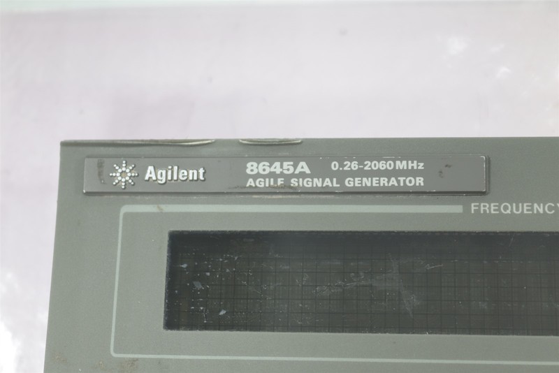 HP Agilent 8645A Agile Generator 0.26-1030MHz Front Panel gallery