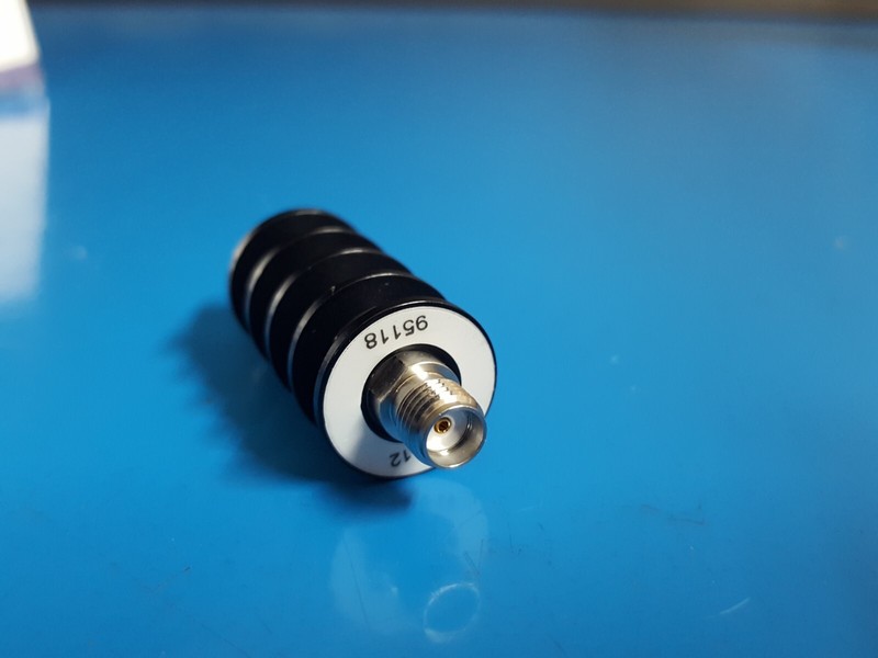 Aeroflex/Weinschel 41-6-12: Fixed Coaxial Attenuator, 18GHz, 10W, 6dB (5118) gallery