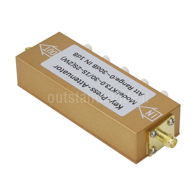 2W SMA-KK Type 0-3GHz RF Adjustable Attenuator Digital Step RF Attenuator ot25 gallery