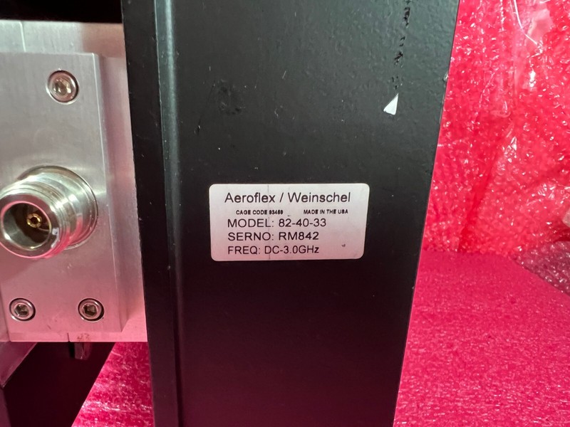 Aeroflex Weinschel 82-40-33 High Power Fixed Coaxial Attenuator Used gallery