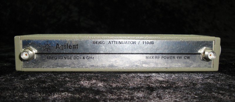 HP 8496G Programmable Step Attenuator, DC to 4 GHz, 0 to 110 dB, 10 dB steps