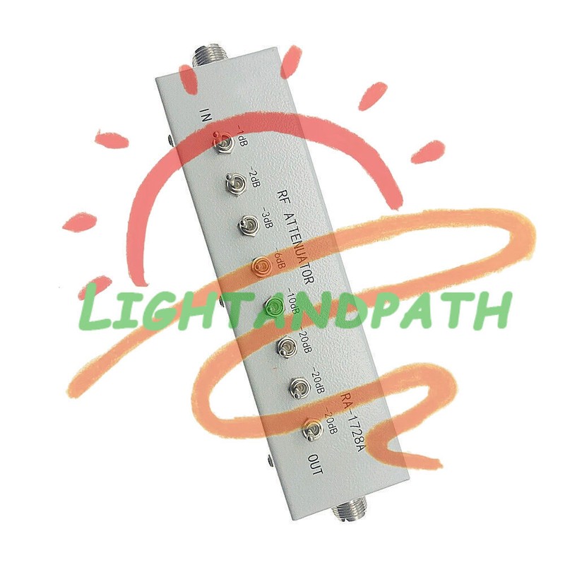 1Pcs New 0 – 82DB VARIABLE/ STEP ATTENUATOR 50 OHM for Radio Transmitter~