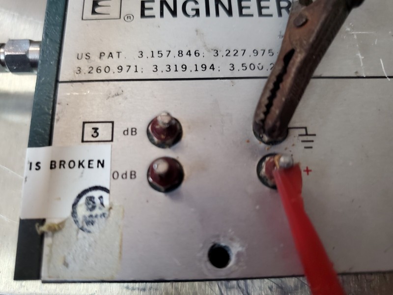 Weinschel AD-144-45-11 Binary Step Attenuator steps of 3, 6, 12, & 24 dB TESTED gallery