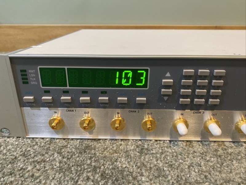 Aeroflex Weinschel 8311-352-6-FN Programmable Attenuators 6 Channel EXCELLENT! gallery