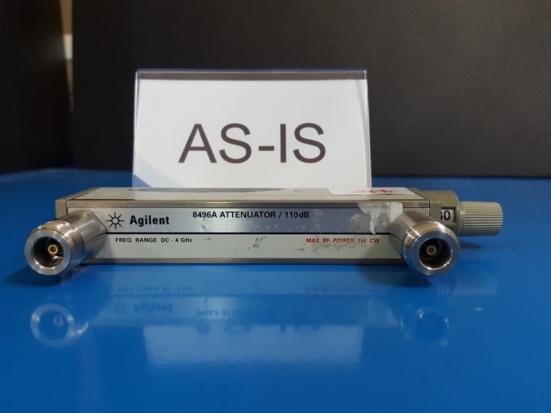 Agilent 8496A: Attenuator, DC-4GHz, 110dB, Opt. 001, AS-IS (5250)