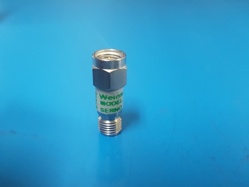Weinschel 3T-3: Coaxial RF Attenuator 2 W, DC-12.4 GHz (Y3689) gallery