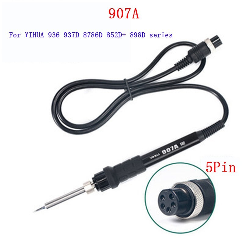 YIHUA 907A 907C 907F 907G 907I Soldering Iron Handle For 852 898D Solder Station gallery