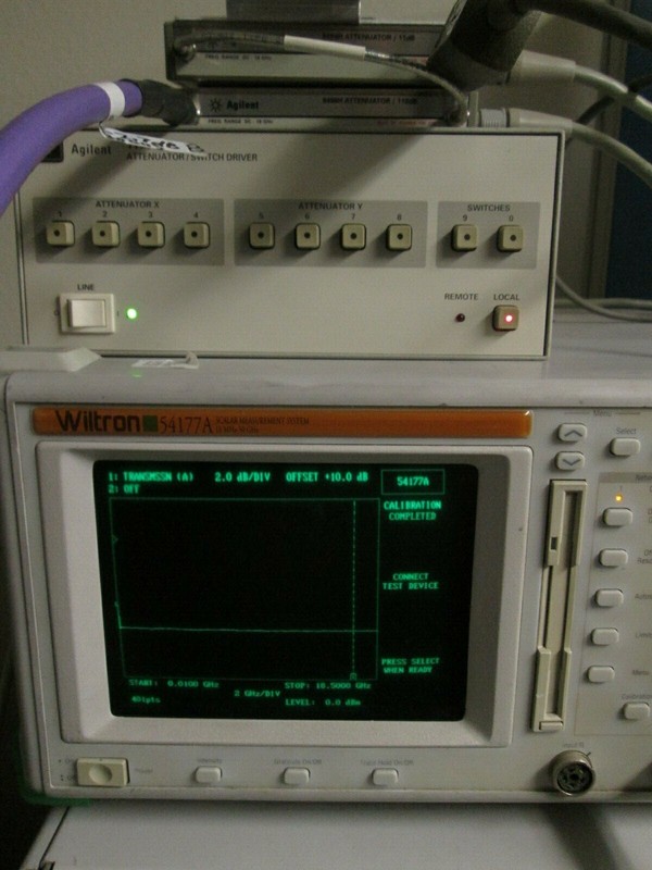 18 GHz RF Step Attenuator 1 db to 121 dB 1 dB step TESTED! AGILENT Programmable